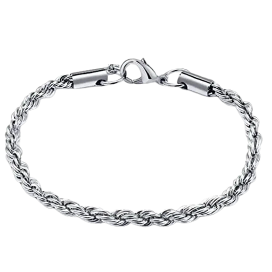 Vallamonte™ Bransoletka - Srebrna 4mm